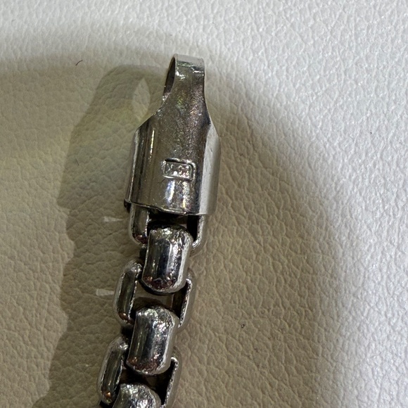 14K White gold Chanel link Rare - Picture 3 of 4